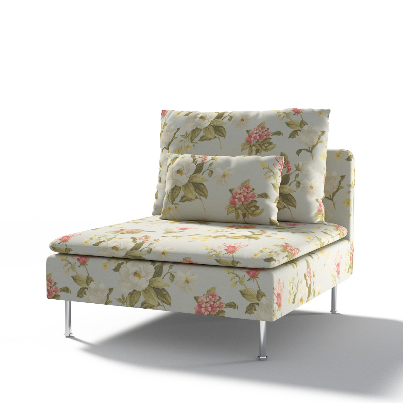 Poťah na 1 sed. diel Söderhamn, duże kwiaty na niebieskim tle, Poťah na 1 sed. diel Söderhamn, Londres, 143-86 Poťah na 1 sed. diel Söderhamn, duże kwiaty na niebieskim tle, Poťah na 1 sed. diel Söderhamn, Londres, 143-86