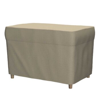 Poťah na podnožku Strandmon, béžová , 60 x 42 x 41 cm , Manchester, 701-36