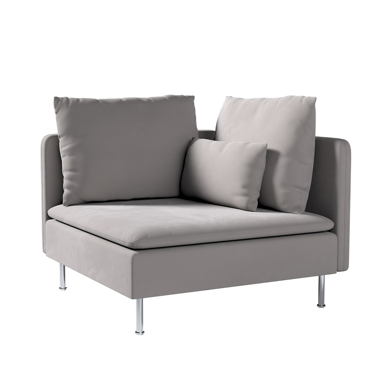 Poťah na rohový diel Söderhamn, Grå, Poťah na rohový diel Söderhamn, Velvet, 704-11 Poťah na rohový diel Söderhamn, Grå, Poťah na rohový diel Söderhamn, Velvet, 704-11