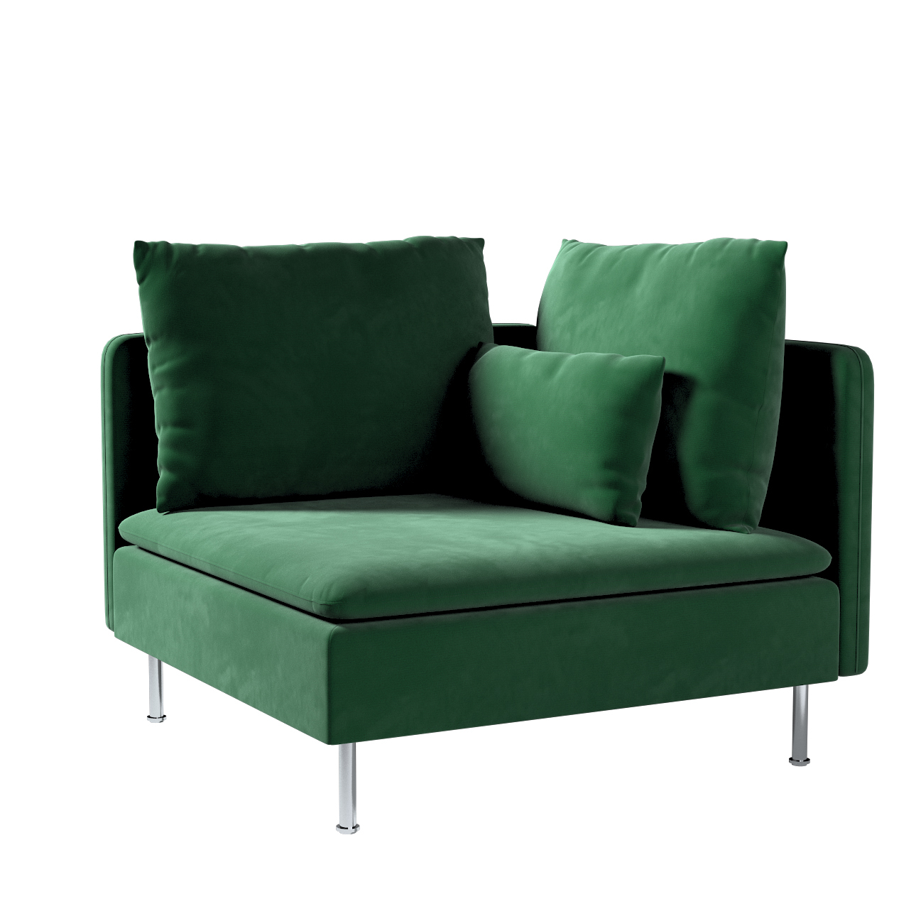 Poťah na rohový diel Söderhamn, Grøn, Poťah na rohový diel Söderhamn, Velvet, 704-13 Poťah na rohový diel Söderhamn, Grøn, Poťah na rohový diel Söderhamn, Velvet, 704-13