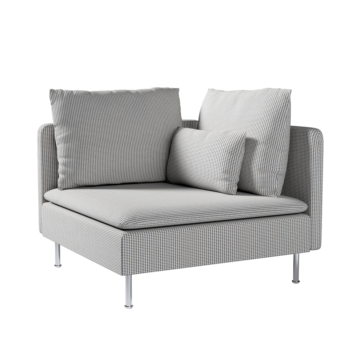 Poťah na rohový diel Söderhamn, čierna a béžová, Poťah na rohový diel Söderhamn, Living 2, 162-24 Poťah na rohový diel Söderhamn, čierna a béžová, Poťah na rohový diel Söderhamn, Living 2, 162-24