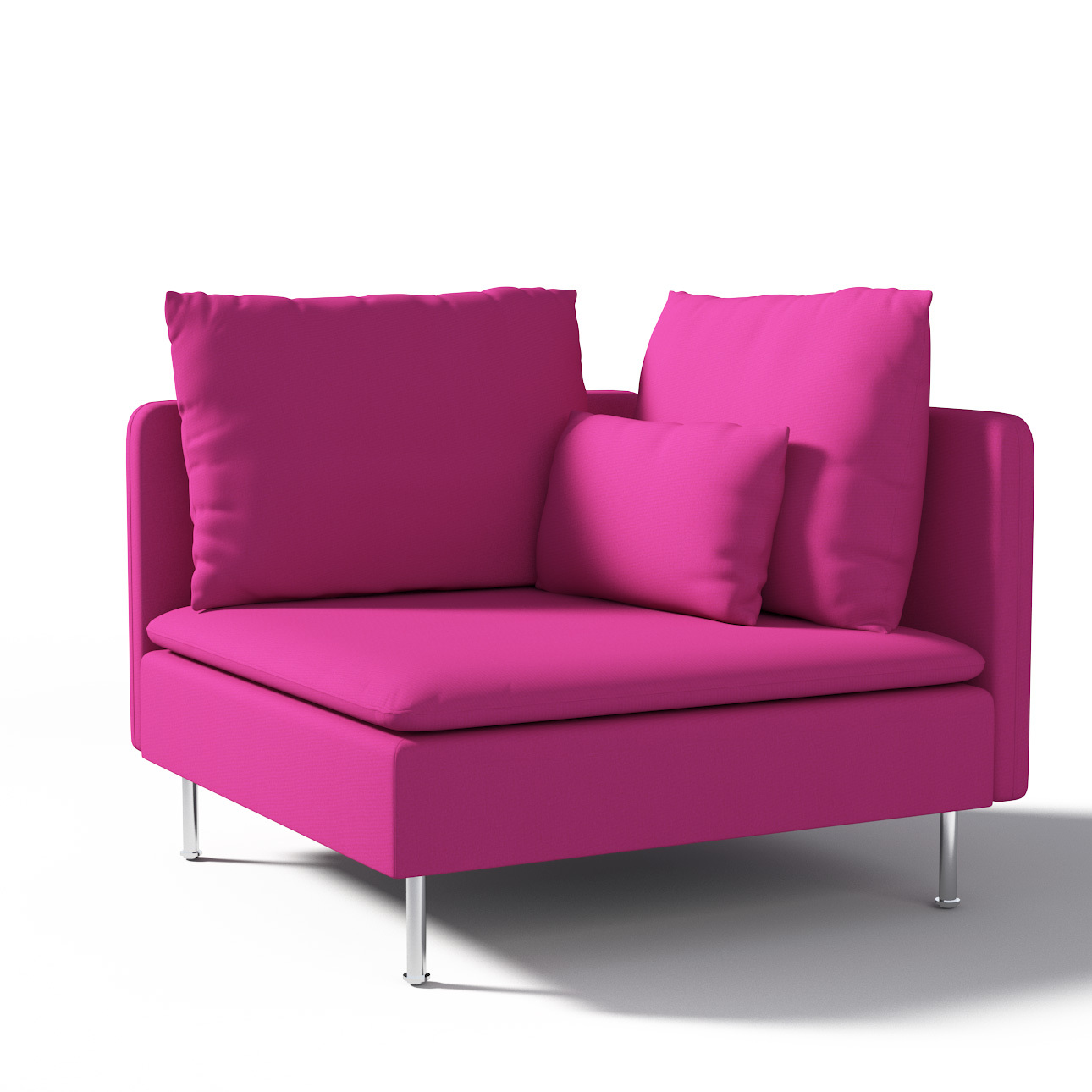 Poťah na rohový diel Söderhamn, cyklamenová, Poťah na rohový diel Söderhamn, Etna, 705-23 Poťah na rohový diel Söderhamn, cyklamenová, Poťah na rohový diel Söderhamn, Etna, 705-23