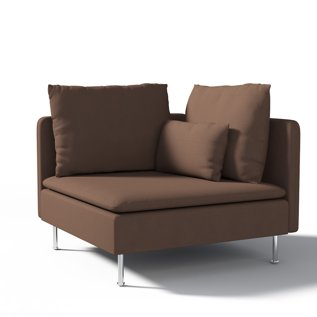 Poťah na rohový diel Söderhamn, hnedá, Poťah na rohový diel Söderhamn, Etna, 705-08 Poťah na rohový diel Söderhamn, hnedá, Poťah na rohový diel Söderhamn, Etna, 705-08