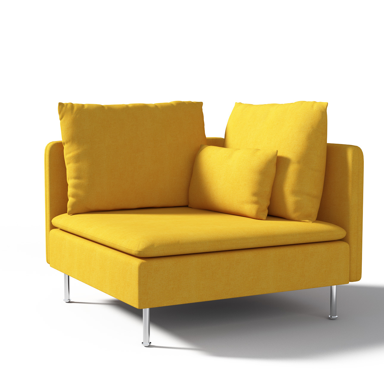 Poťah na rohový diel Söderhamn, horčicový šenil, Poťah na rohový diel Söderhamn, Etna, 705-04 Poťah na rohový diel Söderhamn, horčicový šenil, Poťah na rohový diel Söderhamn, Etna, 705-04