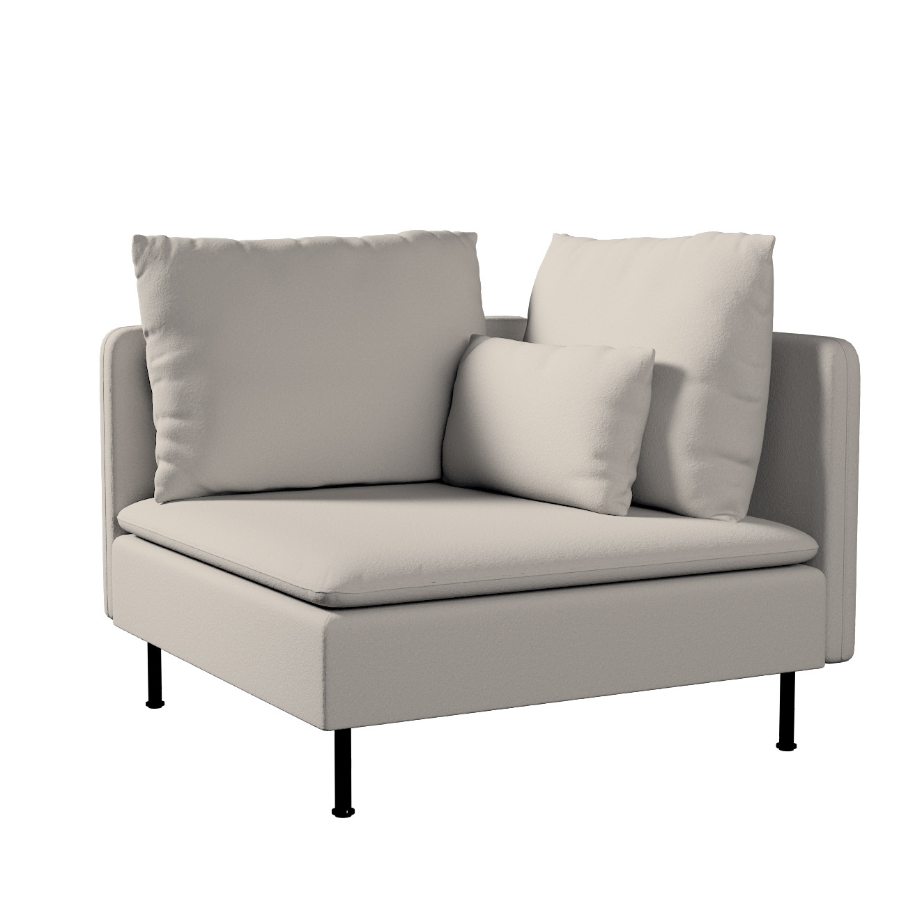 Poťah na rohový diel Söderhamn, jasny beż, Poťah na rohový diel Söderhamn, Teddy, 702-81 Poťah na rohový diel Söderhamn, jasny beż, Poťah na rohový diel Söderhamn, Teddy, 702-81