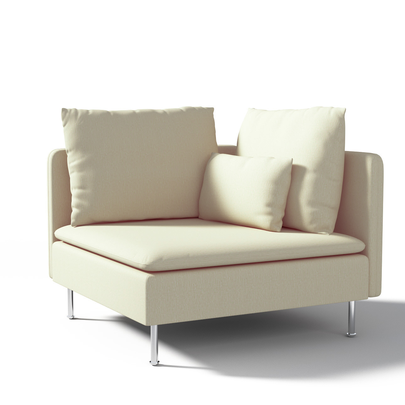 Poťah na rohový diel Söderhamn, krémová, Poťah na rohový diel Söderhamn, Chenille, 161-39 Poťah na rohový diel Söderhamn, krémová, Poťah na rohový diel Söderhamn, Chenille, 161-39