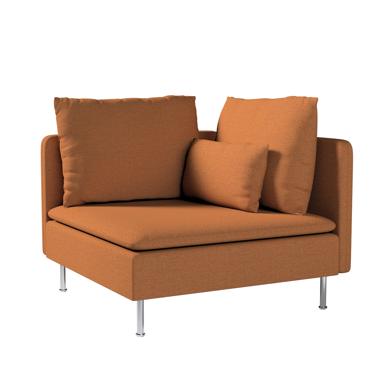 Poťah na rohový diel Söderhamn, oranžová melanž, Poťah na rohový diel Söderhamn, Madrid, 162-31 Poťah na rohový diel Söderhamn, oranžová melanž, Poťah na rohový diel Söderhamn, Madrid, 162-31