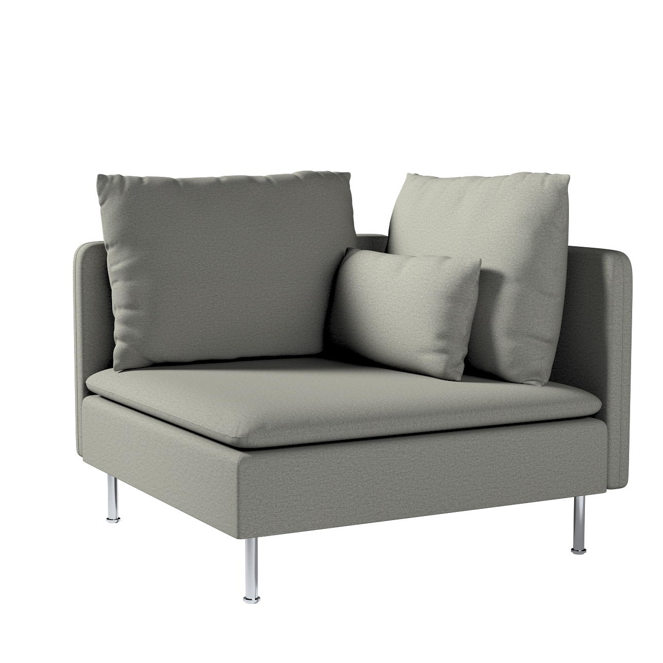 Poťah na rohový diel Söderhamn, šedá, Poťah na rohový diel Söderhamn, Etna, 161-25 Poťah na rohový diel Söderhamn, šedá, Poťah na rohový diel Söderhamn, Etna, 161-25