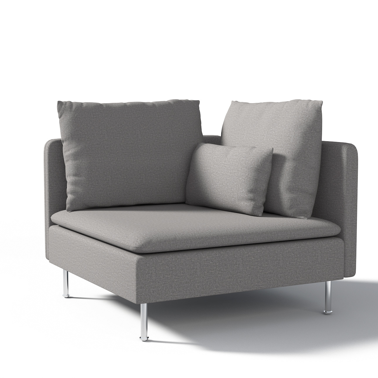 Poťah na rohový diel Söderhamn, sivá, Poťah na rohový diel Söderhamn, Edinburg, 115-81 Poťah na rohový diel Söderhamn, sivá, Poťah na rohový diel Söderhamn, Edinburg, 115-81