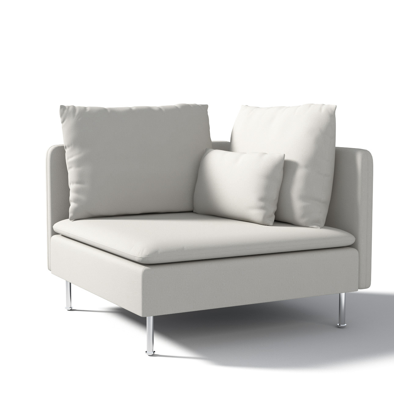 Poťah na rohový diel Söderhamn, svetlo - šedá, Poťah na rohový diel Söderhamn, Etna, 705-90 Poťah na rohový diel Söderhamn, svetlo - šedá, Poťah na rohový diel Söderhamn, Etna, 705-90