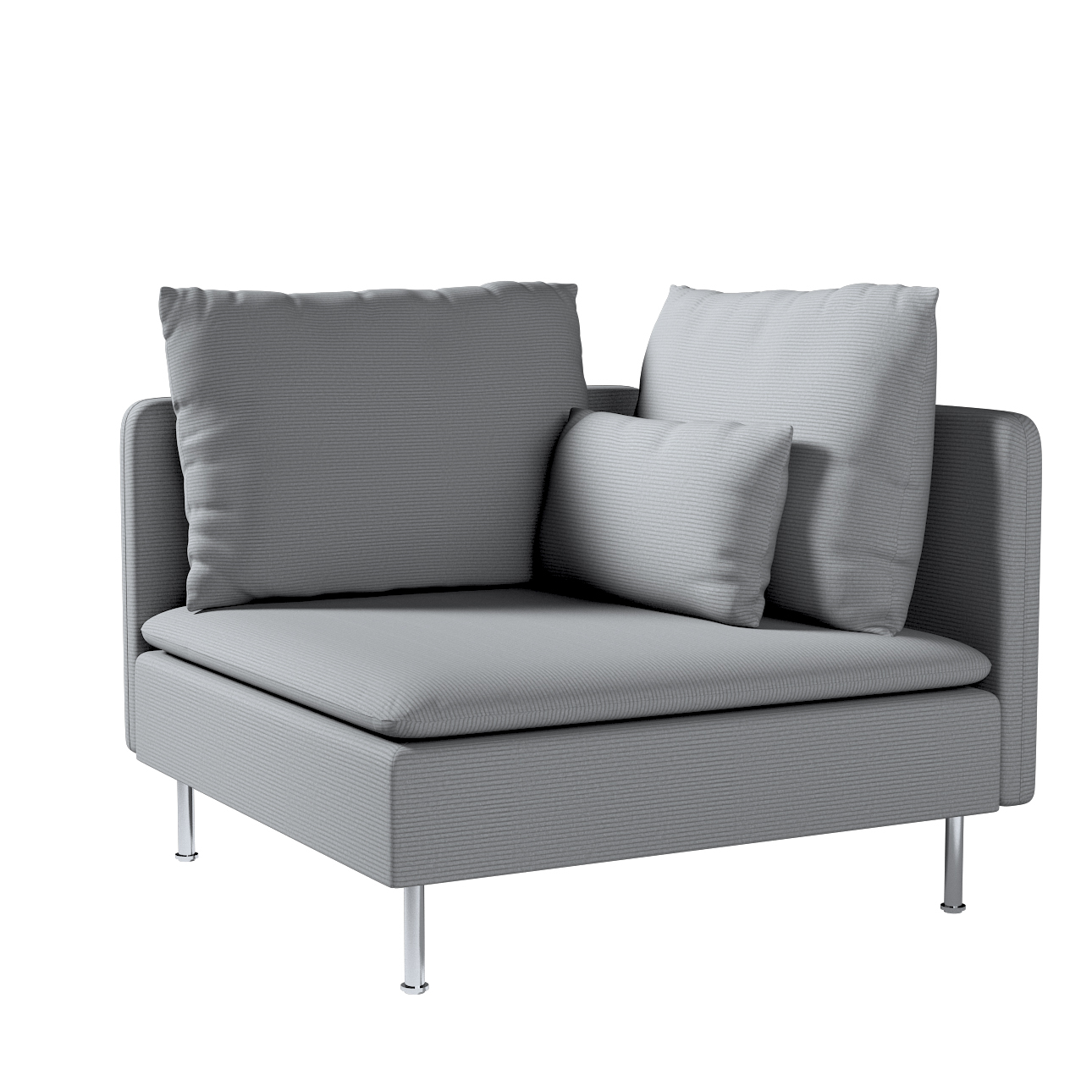 Poťah na rohový diel Söderhamn, svetlo šedá , Poťah na rohový diel Söderhamn, Manchester, 701-34 Poťah na rohový diel Söderhamn, svetlo šedá , Poťah na rohový diel Söderhamn, Manchester, 701-34