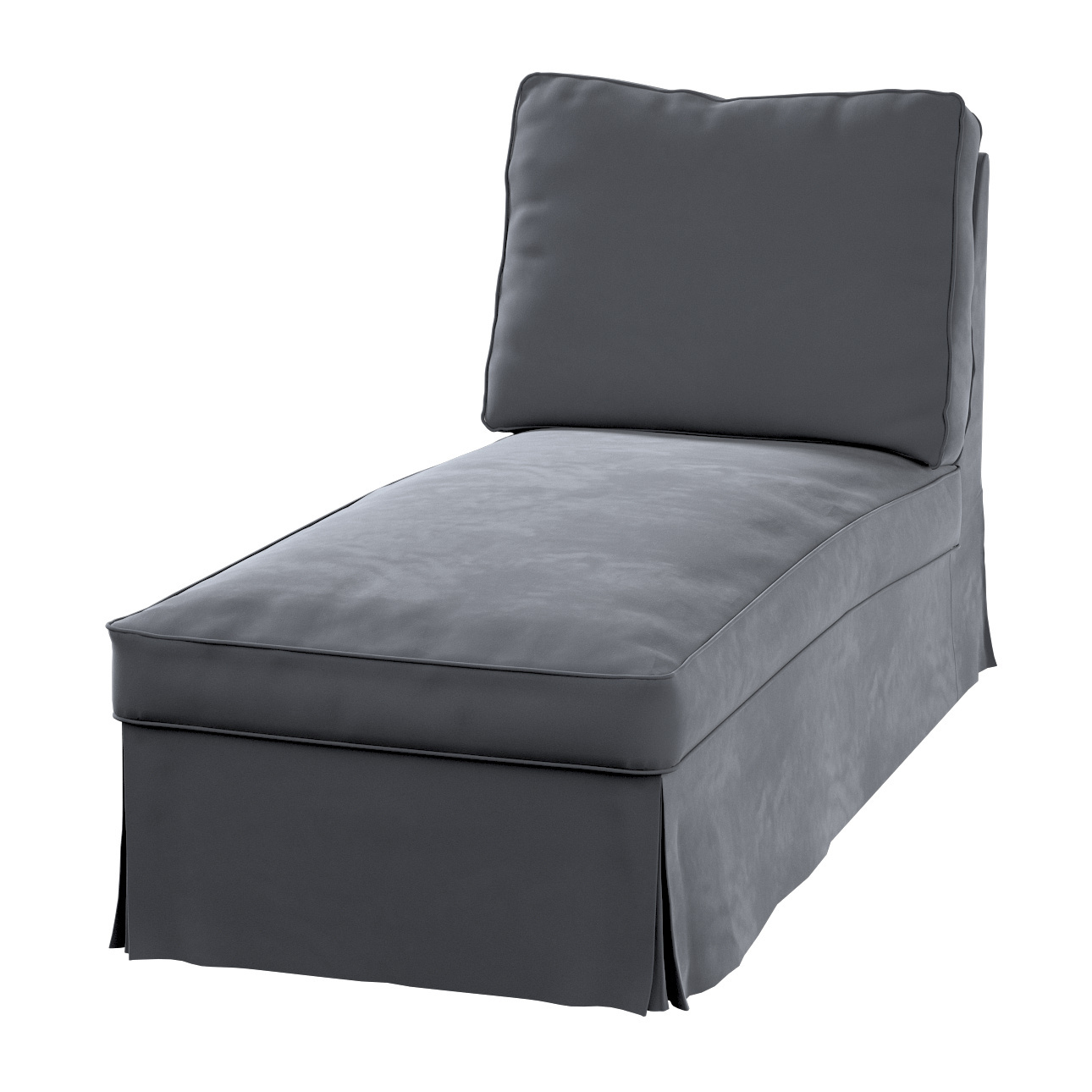 Poťah na šezlong Ektorp jednoduchý, Mørkegrå, Poťah na šezlong Ektorp jednoduchý, Velvet, 704-12 Poťah na šezlong Ektorp jednoduchý, Mørkegrå, Poťah na šezlong Ektorp jednoduchý, Velvet, 704-12