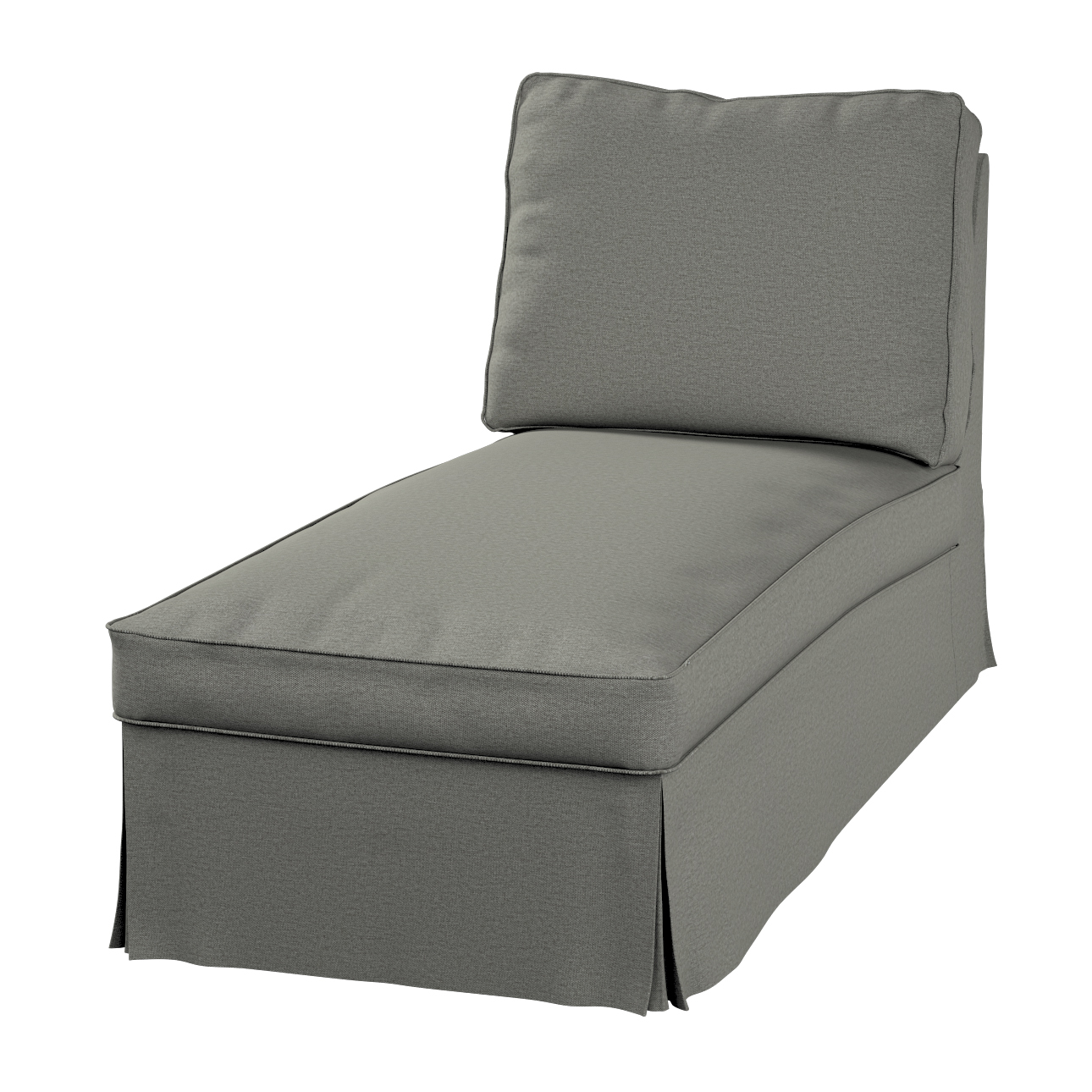 Poťah na šezlong Ektorp jednoduchý, šedá, Poťah na šezlong Ektorp jednoduchý, Etna, 161-25 Poťah na šezlong Ektorp jednoduchý, šedá, Poťah na šezlong Ektorp jednoduchý, Etna, 161-25