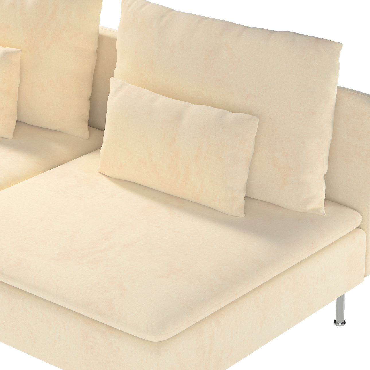 Poťah na trojpohovku Söderhamn, 3-os., ecru, Poťah na trojpohovku Söderhamn, Living Velvet, 704-79 Poťah na trojpohovku Söderhamn, 3-os., ecru, Poťah na trojpohovku Söderhamn, Living Velvet, 704-79