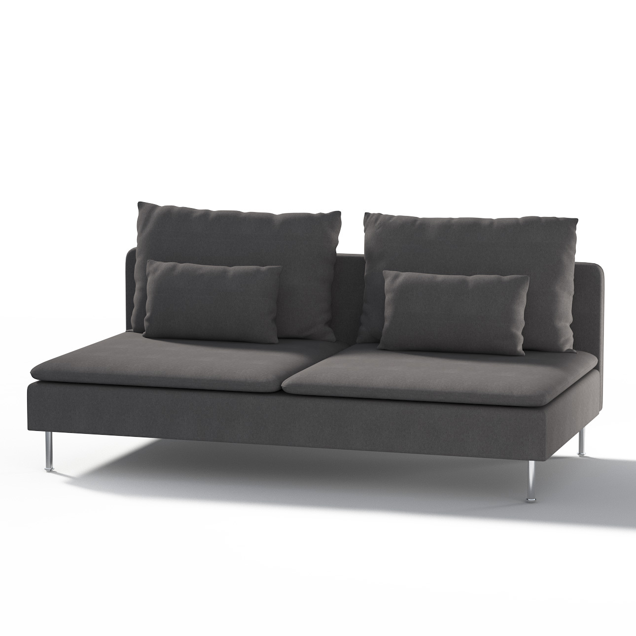 Poťah na trojpohovku Söderhamn, 3-os., grafitová, Poťah na trojpohovku Söderhamn, Etna, 705-35 Poťah na trojpohovku Söderhamn, 3-os., grafitová, Poťah na trojpohovku Söderhamn, Etna, 705-35