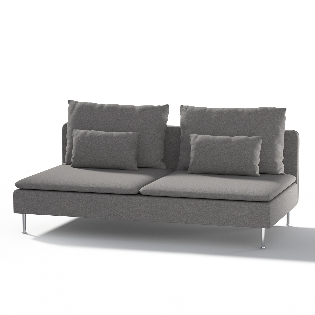 Poťah na trojpohovku Söderhamn, 3-os., sivá, Poťah na trojpohovku Söderhamn, Edinburg, 115-81 Poťah na trojpohovku Söderhamn, 3-os., sivá, Poťah na trojpohovku Söderhamn, Edinburg, 115-81