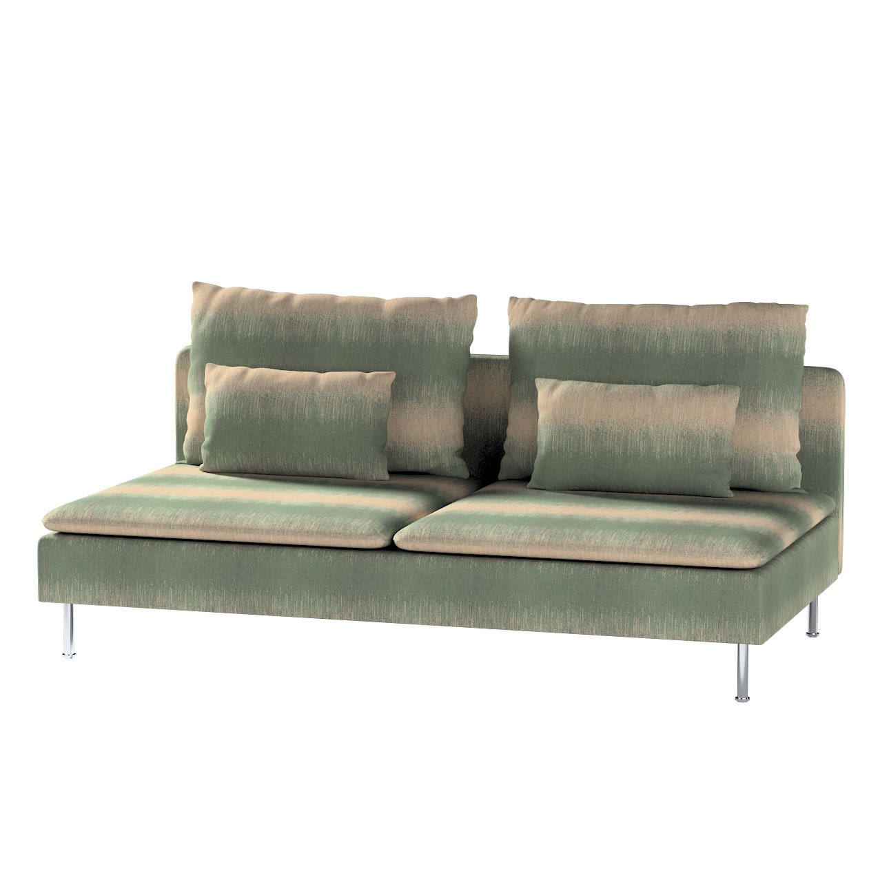 Poťah na trojpohovku Söderhamn, 3-os., zeleno-béžová, Poťah na trojpohovku Söderhamn, Living, 105-62 Poťah na trojpohovku Söderhamn, 3-os., zeleno-béžová, Poťah na trojpohovku Söderhamn, Living, 105-62