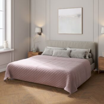 Prehoz prešívaný do kosoštvorcov, Gammelrosa, Velvet, 704-14