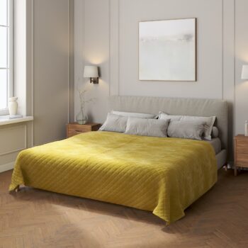 Prehoz prešívaný do kosoštvorcov, Støvgrøn, Velvet, 704-27