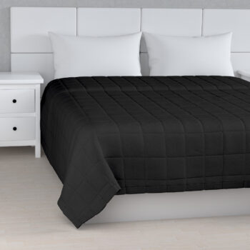 Prehoz prešívaný do štvorcov, čierna, Etna, 705-00