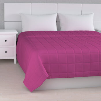 Prehoz prešívaný do štvorcov, cyklamenová, Etna, 705-23