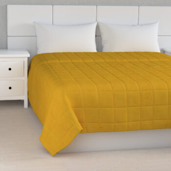 Prehoz prešívaný do štvorcov, horčicový šenil, Etna, 705-04