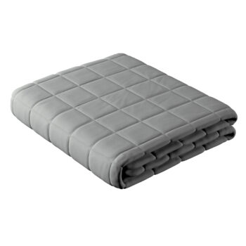 Prehoz prešívaný do štvorcov, sivá, Loneta, 133-24