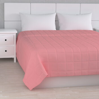 Prehoz prešívaný do štvorcov, špinavá ružová, Loneta, 133-62