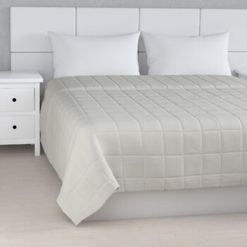 Prehoz prešívaný do štvorcov, svetlo - šedá, Etna, 705-90