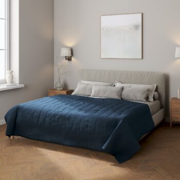 Prehoz  s pozdĺžným prešívaním, granátová, Quadro, 136-04