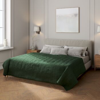 Prehoz  s pozdĺžným prešívaním, lesná zelená, City, 704-81