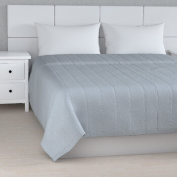 Prehoz  s pozdĺžným prešívaním, modrá melanž, Amsterdam, 704-46