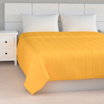 Prehoz  s pozdĺžným prešívaním, žltá, Loneta, 133-40