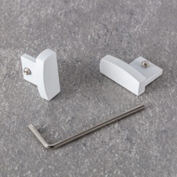 Prémiová krytka stropnej lišty biela 2ks., 1 x 2 x 2,5 cm