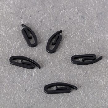 Prémiový háčik na slimáky čierny, 0,3 x 1 x 2,7 cm