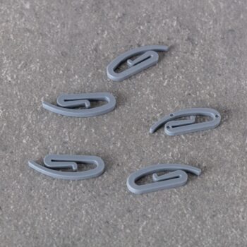 Prémiový háčik na slimáky sivý, 0,3 x 1 x 2,7 cm