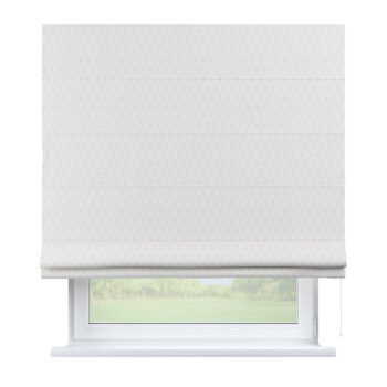 Rímska Roleta Bari, béžové trojuholníky na krémovo-bielom podklade, Sunny, 143-94