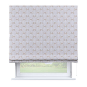 Rímska Roleta Bari, biele listy na béžovom podklade , Sunny, 143-85