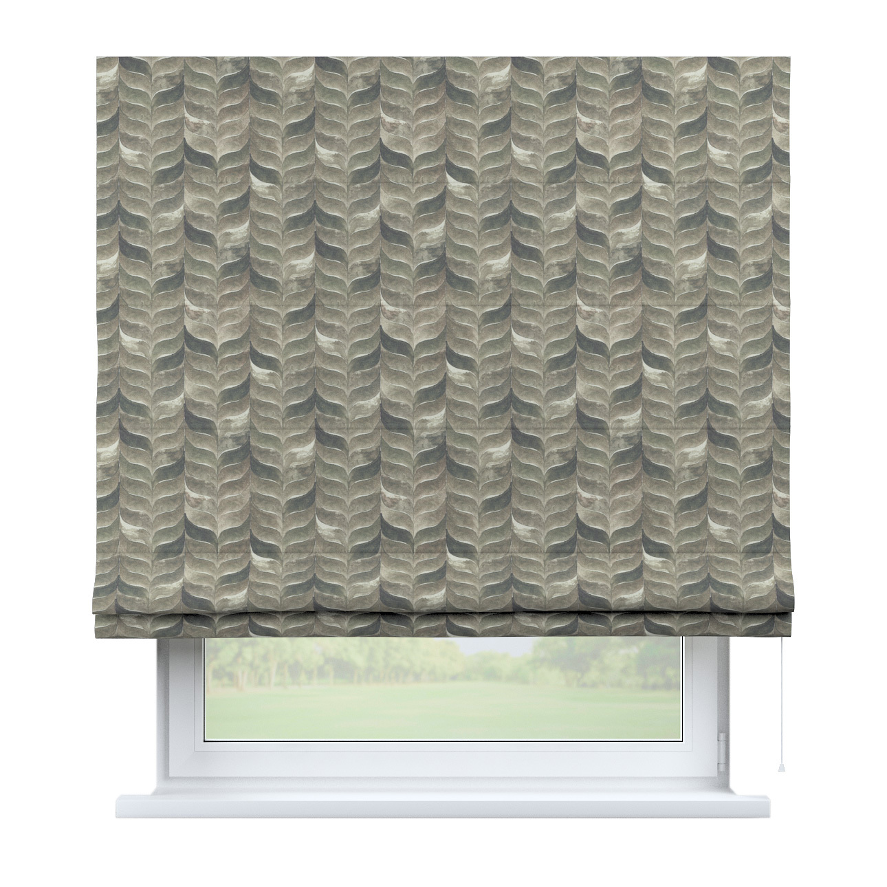 Rímska Roleta Bari, odtiene hnedej, béžovej a zelenej, Abigail, 143-12 Rímska Roleta Bari, odtiene hnedej, béžovej a zelenej, Abigail, 143-12