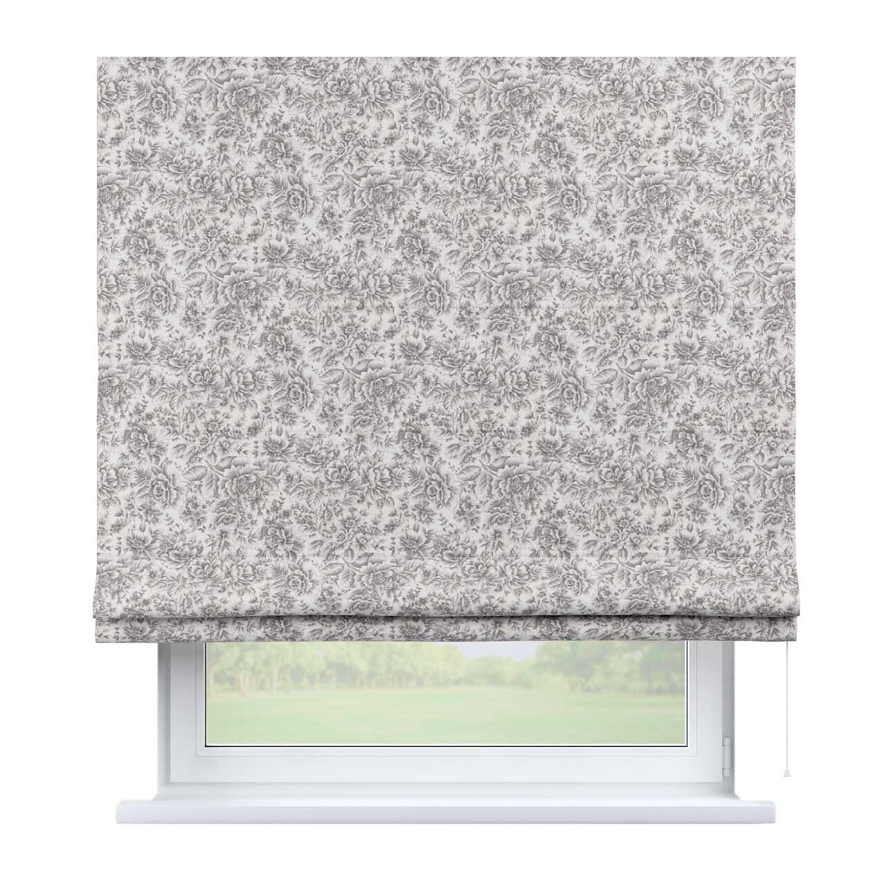 Rímska Roleta Bari, šedá a biela, Arte, 144-02 Rímska Roleta Bari, šedá a biela, Arte, 144-02