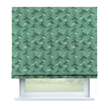 Rímska Roleta Bari, smaragdovo - zelený vzor na plátne, Abigail, 143-16