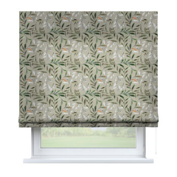 Rímska Roleta Bari, zelené vetvy na sivom pozadí, Eden, 144-23