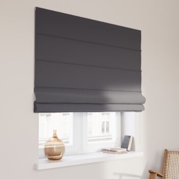 Rímska roleta Capri, Mørkegrå, Velvet, 704-12