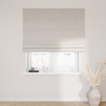 Rímska roleta Capri, béžovo-krémové geometrické vzory, Sunny, 143-44