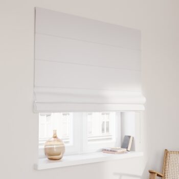 Rímska roleta Capri, biela, Linen, 392-04