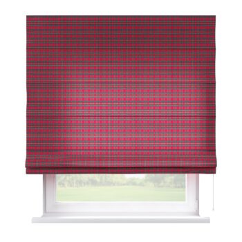 Rímska roleta Capri, červeno-zelené káro, Quadro, 126-29