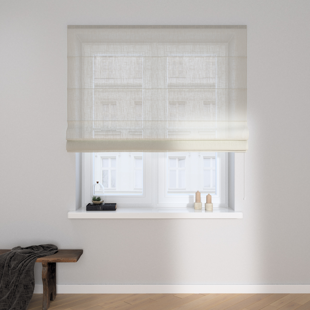 Rímska roleta Capri, ecru, Alara Premium, 145-02 Rímska roleta Capri, ecru, Alara Premium, 145-02