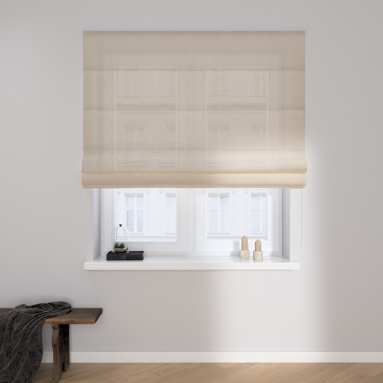 Rímska roleta Capri, ecru, Alara Premium, 145-04 Rímska roleta Capri, ecru, Alara Premium, 145-04