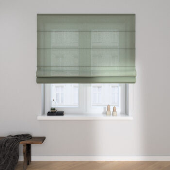 Rímska roleta Capri, eukalyptus zelená, Sensuale Premium, 144-56