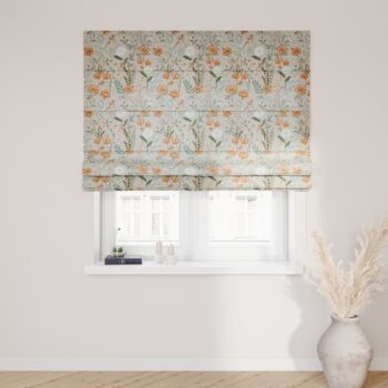 Rímska roleta Capri, farebné kvety, Flowers, 143-70